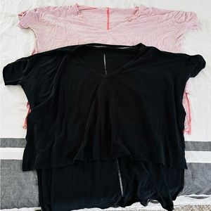 2 Lululemon high low shirts